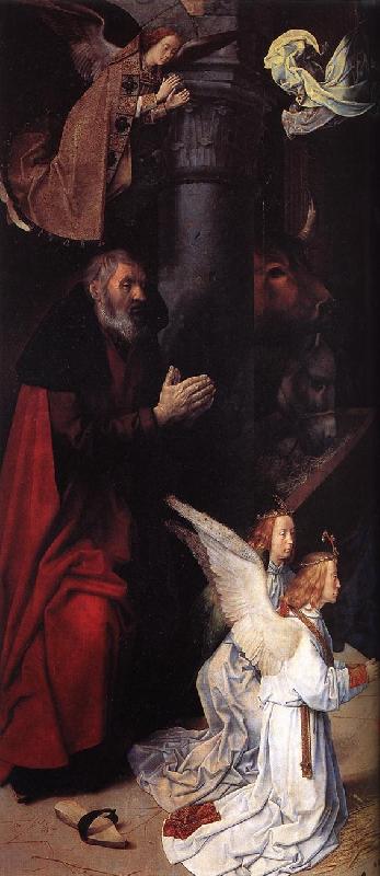 GOES, Hugo van der The Adoration of the Shepherds (detail)